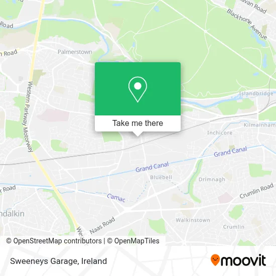 Sweeneys Garage map