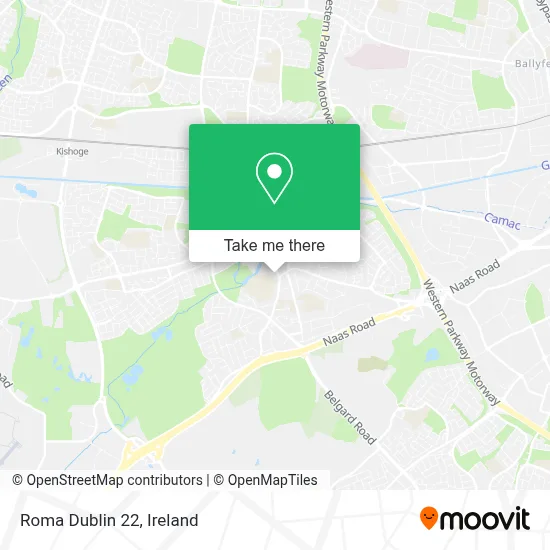 Roma Dublin 22 map
