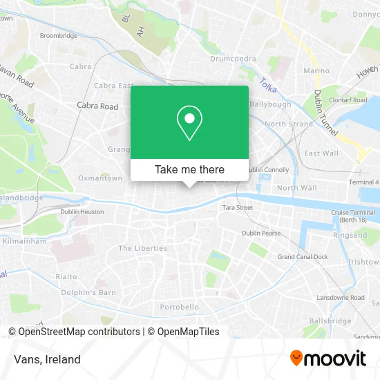 Vans map