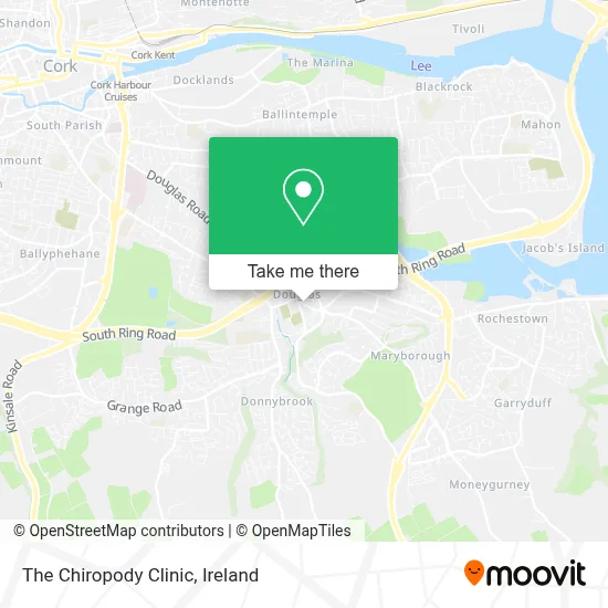 The Chiropody Clinic map