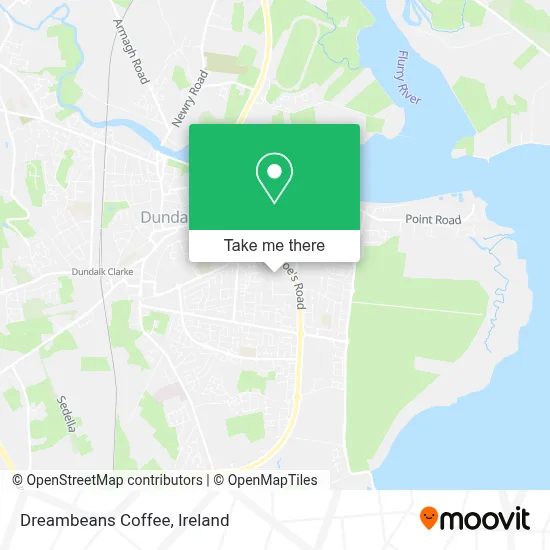 Dreambeans Coffee map