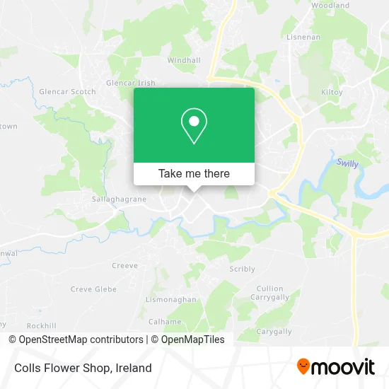 Colls Flower Shop map