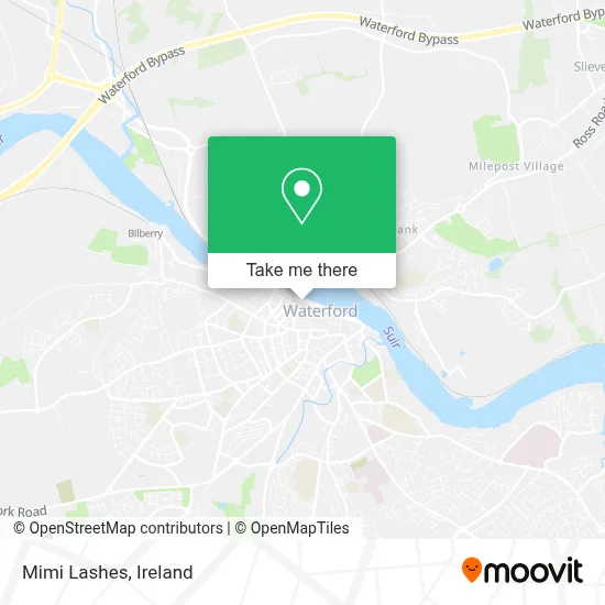 Mimi Lashes map