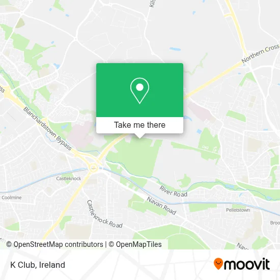 K Club map