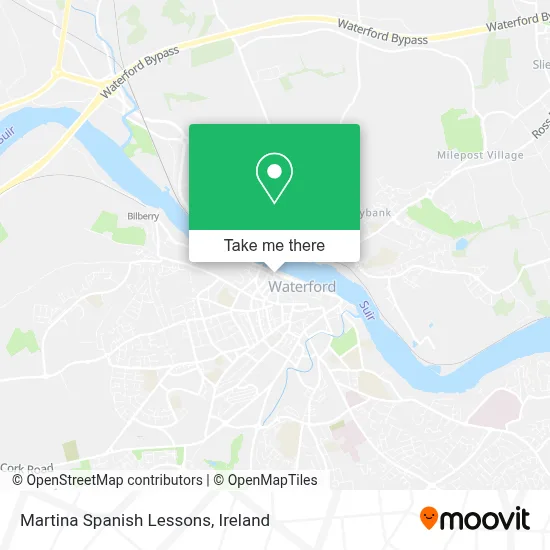Martina Spanish Lessons map