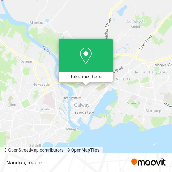 Nando's map