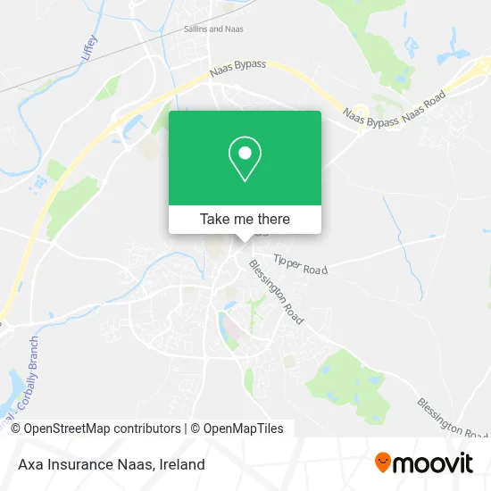 Axa Insurance Naas map