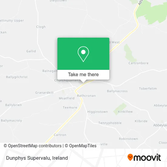 Dunphys Supervalu map