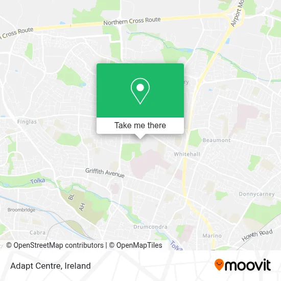 Adapt Centre map