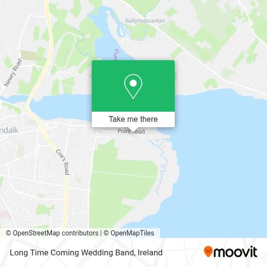 Long Time Coming Wedding Band map