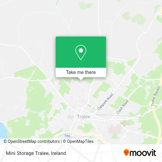 Mini Storage Tralee map