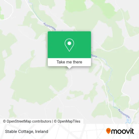 Stable Cottage map