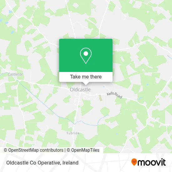 Oldcastle Co Operative map