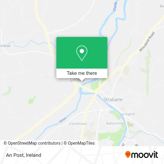 An Post map