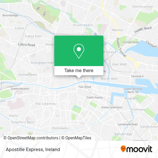 Apostille Express map