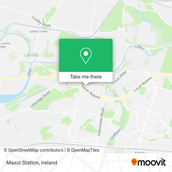 Maxol Station map