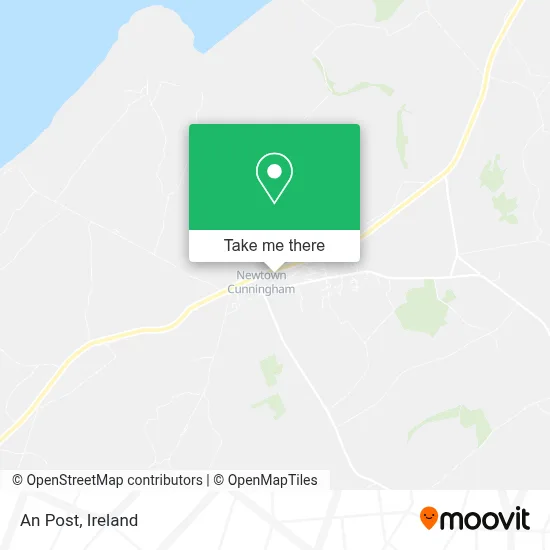 An Post map