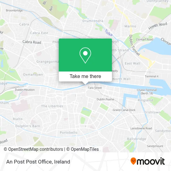 An Post Post Office map