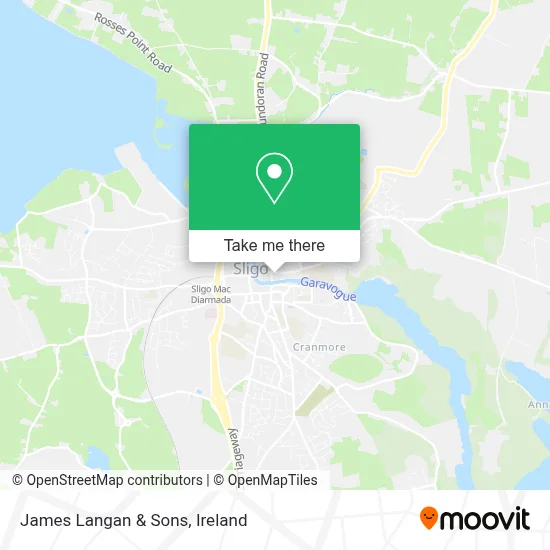 James Langan & Sons map