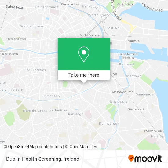 Dublin Health Screening map