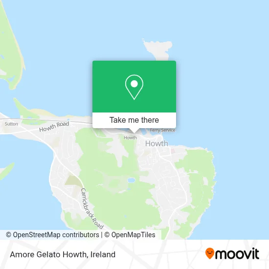 Amore Gelato Howth map