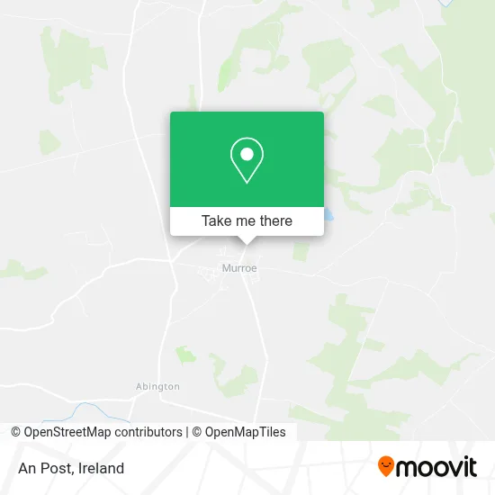 An Post map
