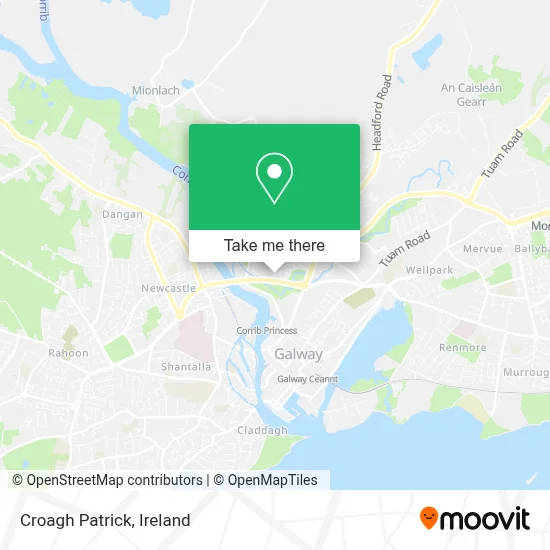 Croagh Patrick map