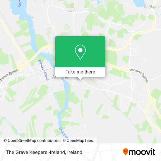 The Grave Keepers -Ireland map