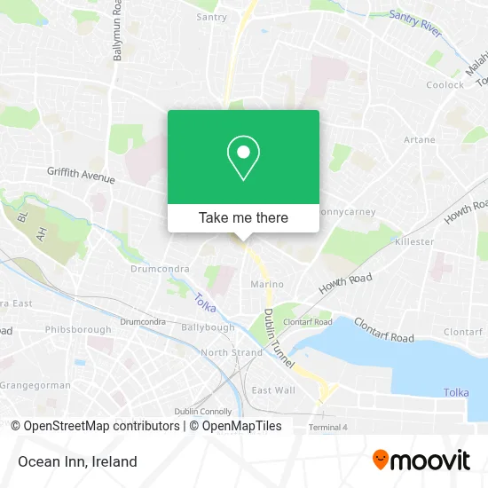 Ocean Inn map