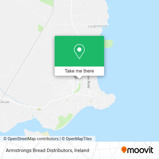 Armstrongs Bread Distributors map