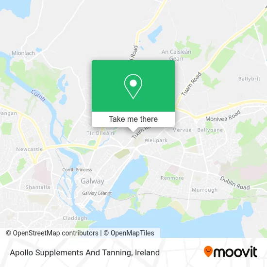 Apollo Supplements And Tanning map