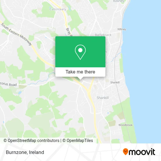 Burnzone map