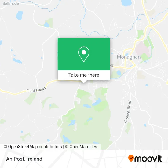 An Post map