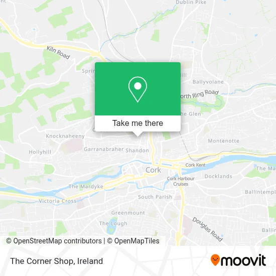 The Corner Shop map
