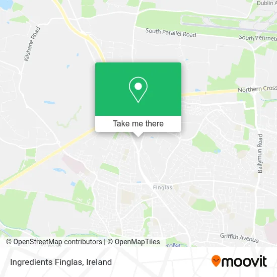 Ingredients Finglas map