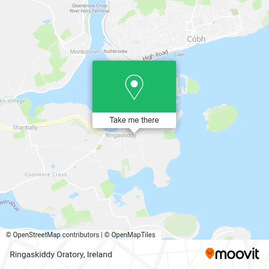 Ringaskiddy Oratory map