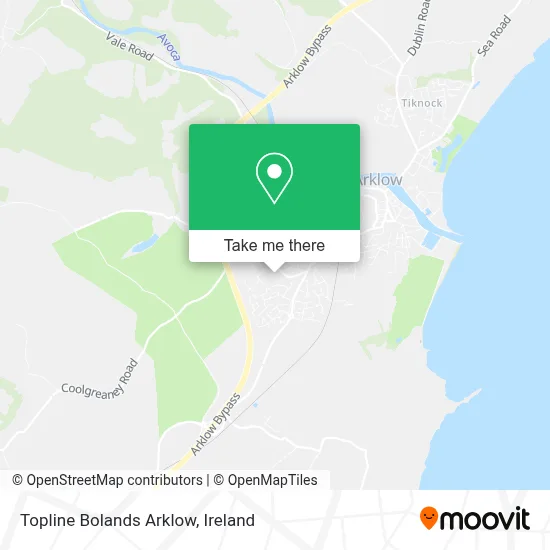 Topline Bolands Arklow map