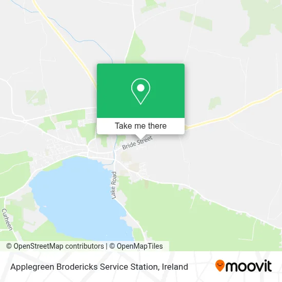 Applegreen Brodericks Service Station map