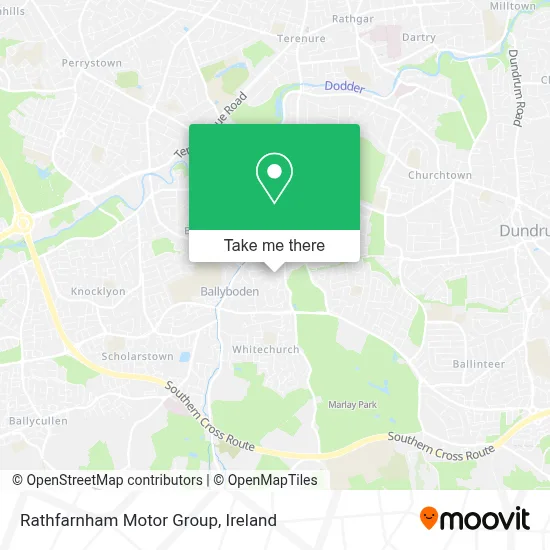 Rathfarnham Motor Group map