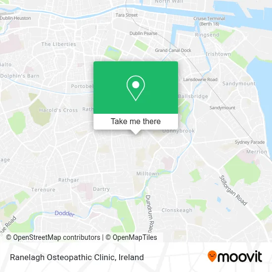 Ranelagh Osteopathic Clinic map