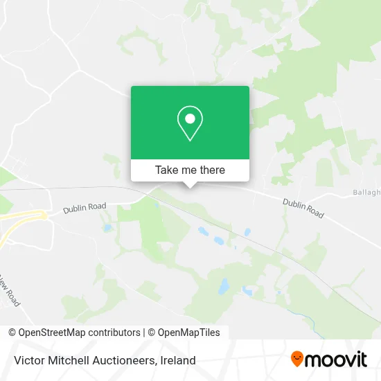 Victor Mitchell Auctioneers map