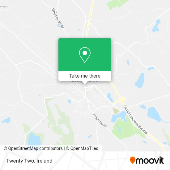 Twenty Two map