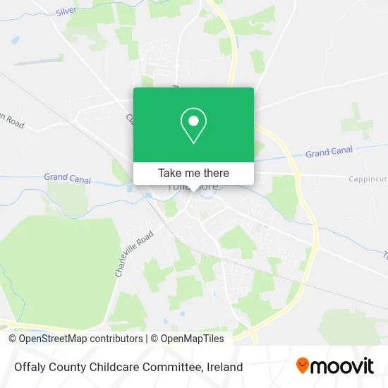 Offaly County Childcare Committee map
