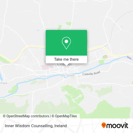 Inner Wisdom Counselling map