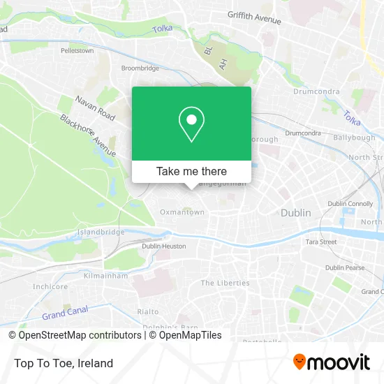 Top To Toe map