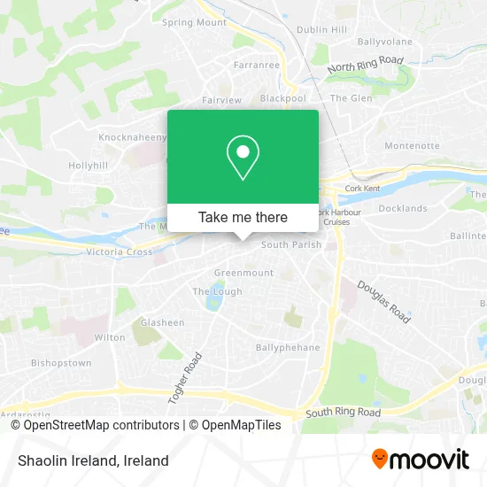 Shaolin Ireland map