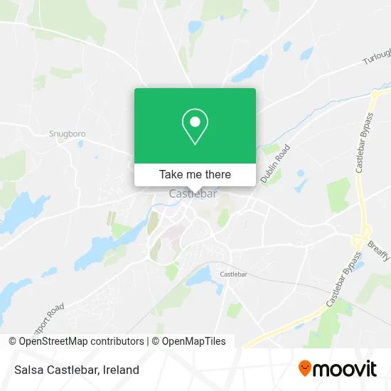 Salsa Castlebar map