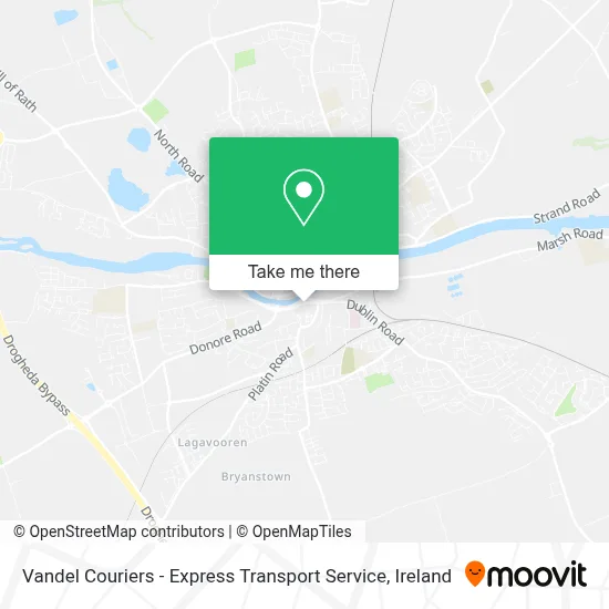 Vandel Couriers -  Express Transport Service map