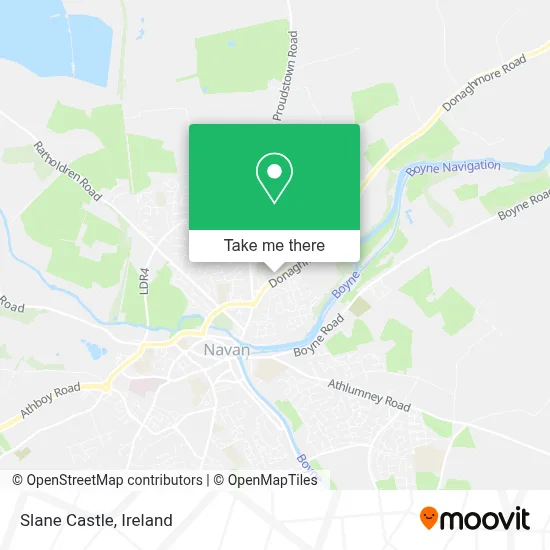 Slane Castle map