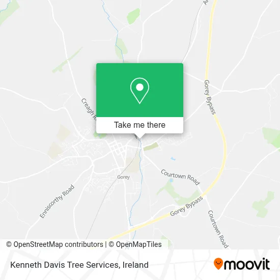 Kenneth Davis Tree Services map